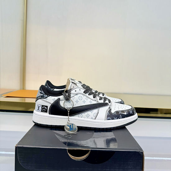 Nike Premium Custom Low Top Retro Basketball Shoes With Box