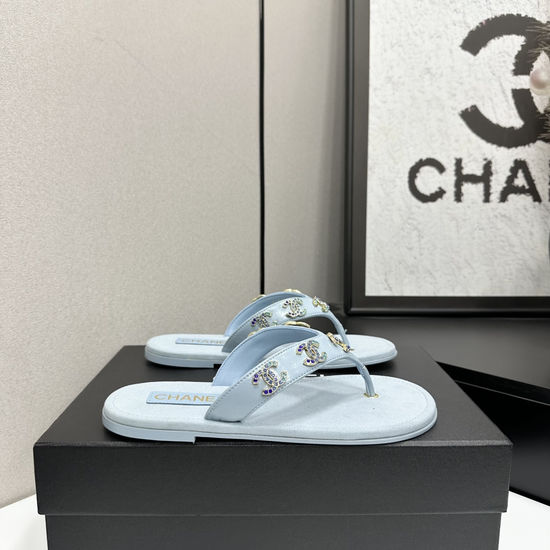 Chanel Premium Sheepskin Sandals Comfortable Lining Durable Sole Footwear