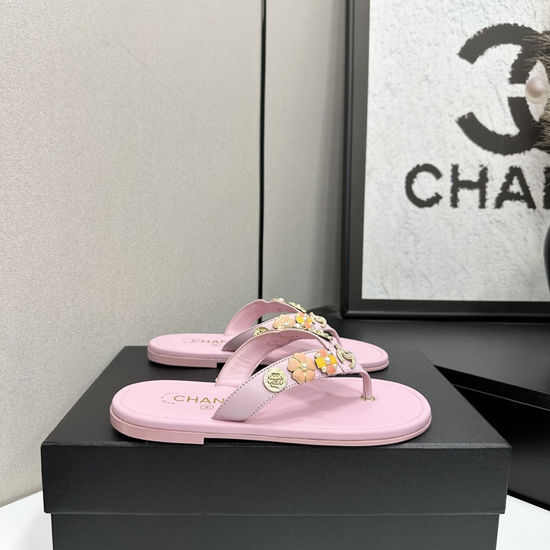 Chanel Premium Sheepskin Sandals Comfortable Lining Durable Sole Footwear
