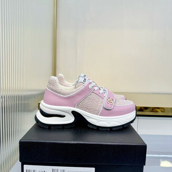 Chanel Classic Two-tone Casual Sneakers Soft Leather Upper Breathable Lining