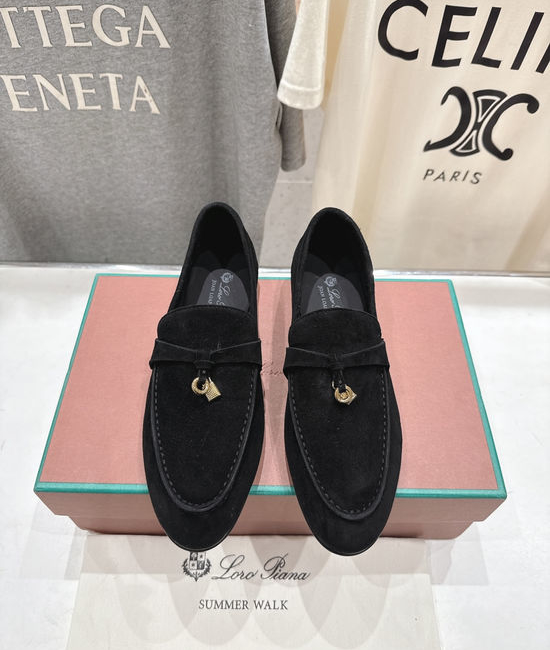 Loro Piana High Quality Suede Upper Slip-On Casual Loafers
