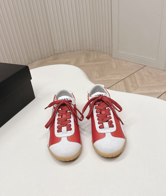 Chanel Classic Retro Leather Casual Trainers Soft Sole