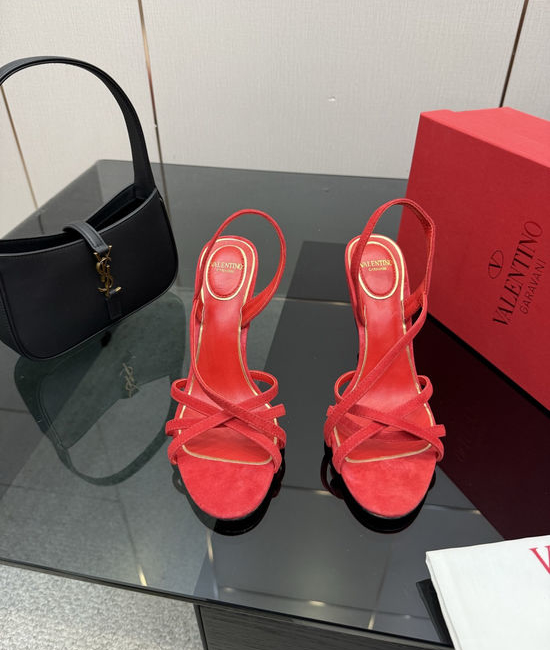 Valentino Stylish Classic Sandals Soft Upper Leg Lengthening