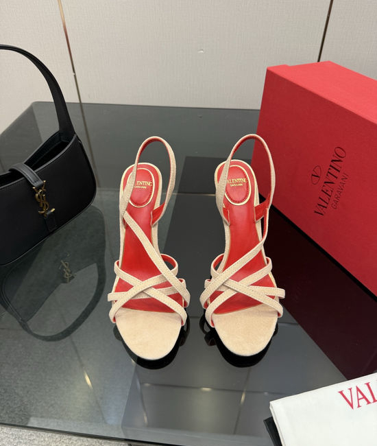 Valentino Stylish Classic Sandals Soft Upper Leg Lengthening