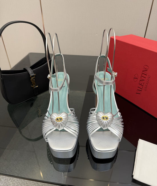 Valentino Classic Fashionable Sandals Comfortable Height Boosting