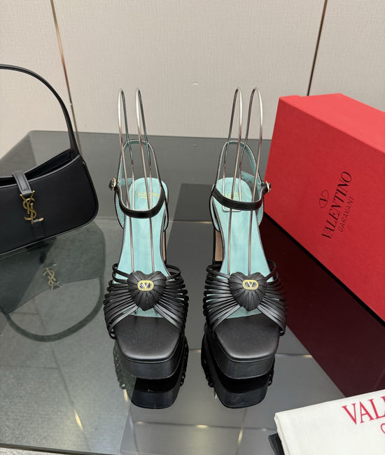 Valentino Classic Fashionable Sandals Comfortable Height Boosting
