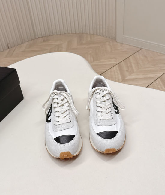 Chanel Breathable Mesh Stitched Casual Trainers Soft Non-slip Sole