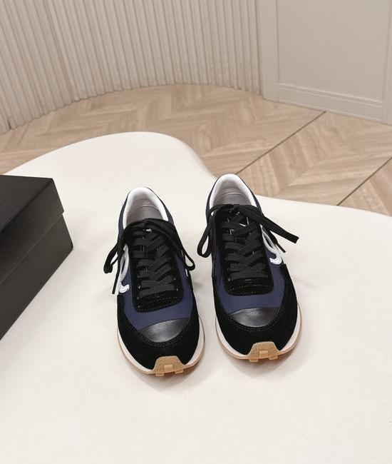 Chanel Breathable Mesh Stitched Casual Trainers Soft Non-slip Sole