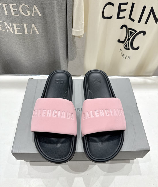 Balenciaga Waterproof Suede Non-Slip Casual Beach Slide Sandals