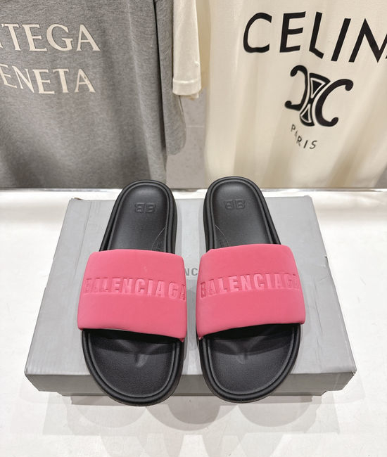 Balenciaga Waterproof Suede Non-Slip Casual Beach Slide Sandals