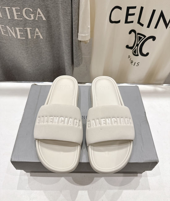 Balenciaga Waterproof Suede Non-Slip Casual Beach Slide Sandals