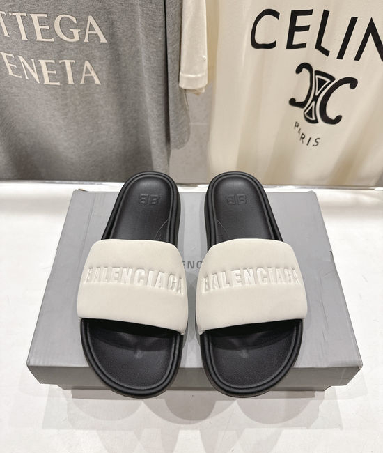 Balenciaga Waterproof Suede Non-Slip Casual Beach Slide Sandals