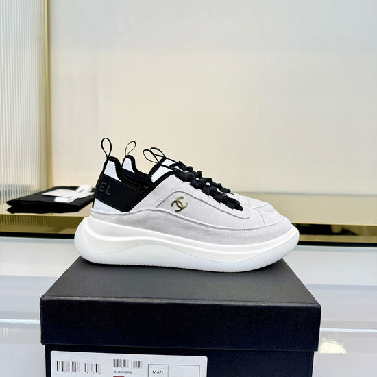 Chanel Soft Sheepskin Two-tone Casual Daily Sneakers