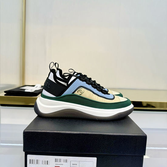 Chanel Soft Sheepskin Two-tone Casual Daily Sneakers