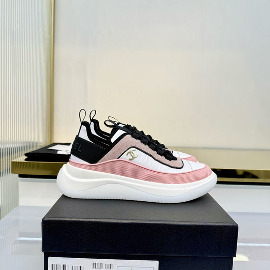 Chanel Soft Sheepskin Two-tone Casual Daily Sneakers