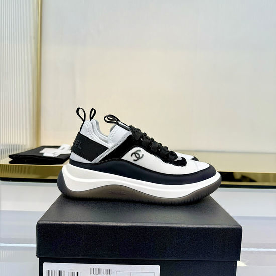 Chanel Soft Sheepskin Two-tone Casual Daily Sneakers