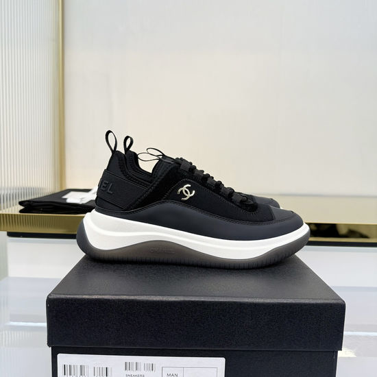 Chanel Soft Sheepskin Two-tone Casual Daily Sneakers