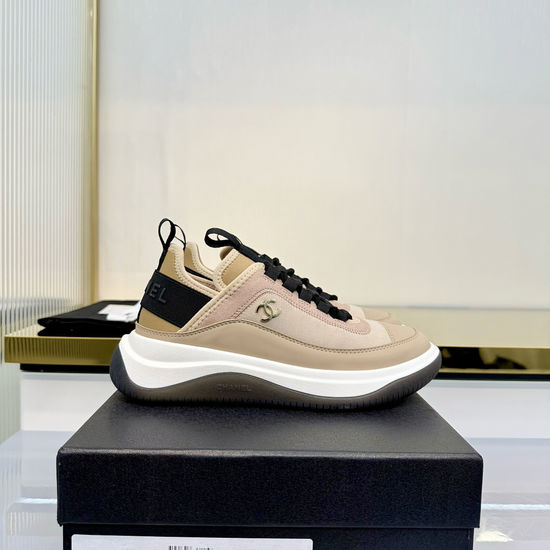 Chanel Soft Sheepskin Two-tone Casual Daily Sneakers