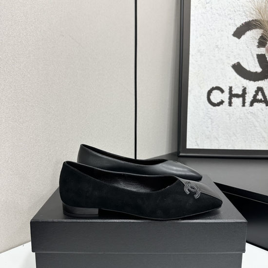 Chanel Premium Leather Footwear with Durable Real Sole