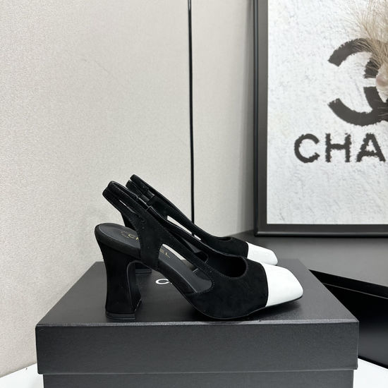 Chanel Classic Sheepskin Slides with Luxury Packaging