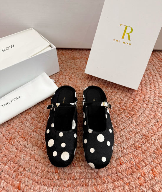 The Row Buckle Strap Mary Janes Soft Non-slip Durable Sole