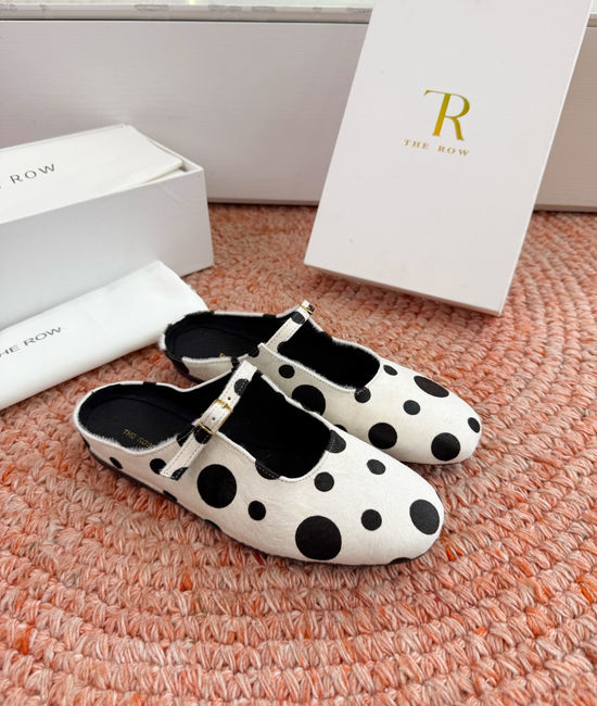 The Row Buckle Strap Mary Janes Soft Non-slip Durable Sole