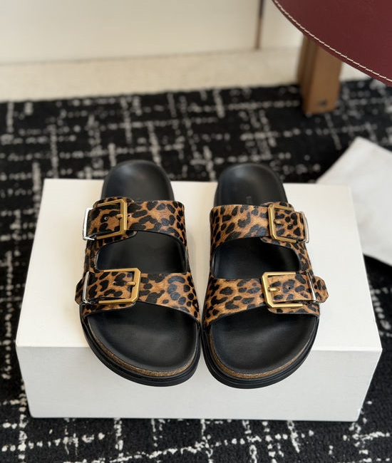 The Row Minimalist Textured Flat Slippers Soft Premium Upper