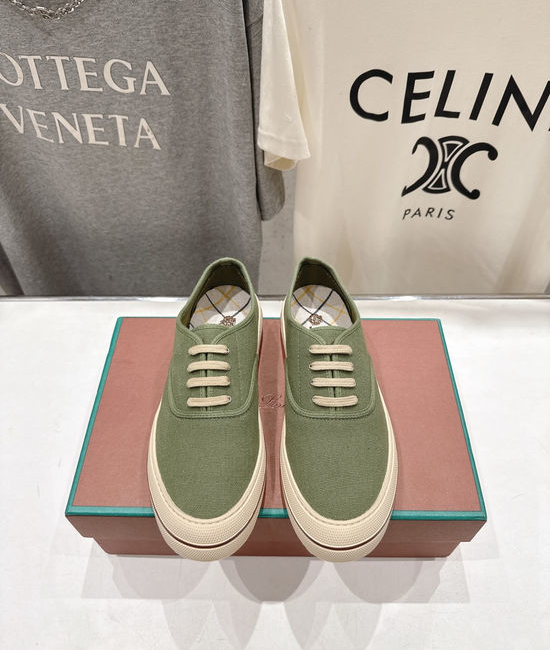 Loro Piana Soft Canvas Casual Sneakers Comfortable Lightweight Versatile Daily Wear