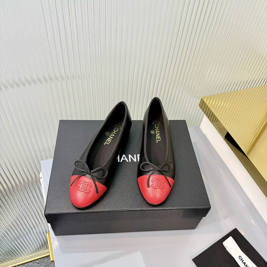 Chanel Elegant Slingback Flat Soft Leather Casual Shoes