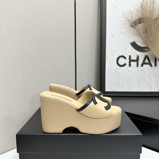 Chanel Sheepskin Upper Rubber Sole Daily Wear Sandals