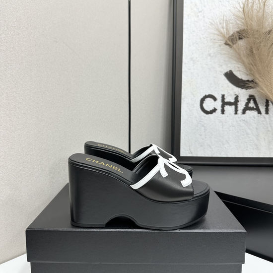 Chanel Sheepskin Upper Rubber Sole Daily Wear Sandals