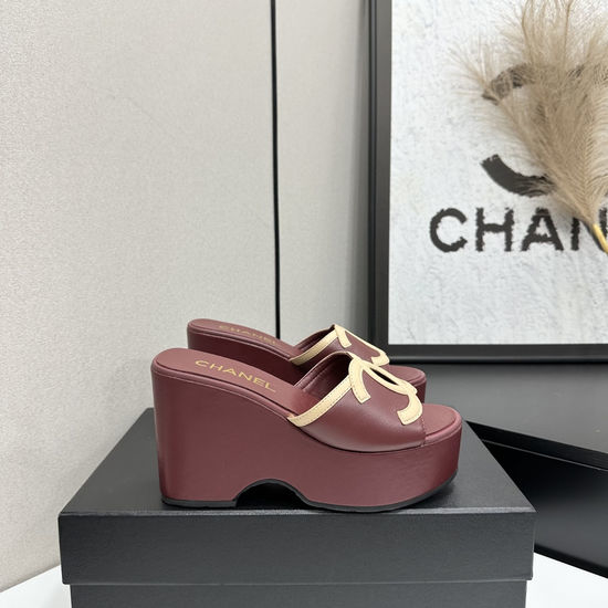 Chanel Sheepskin Upper Rubber Sole Daily Wear Sandals