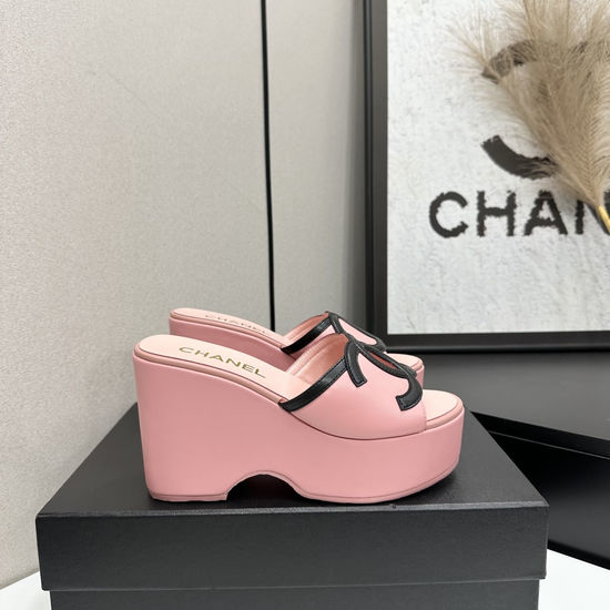 Chanel Sheepskin Upper Rubber Sole Daily Wear Sandals