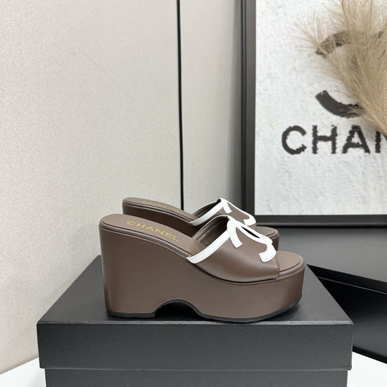Chanel Sheepskin Upper Rubber Sole Daily Wear Sandals