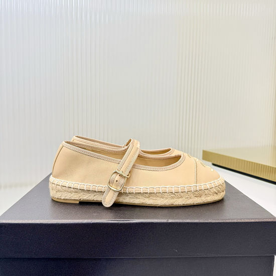 Chanel Buckled Espadrilles Soft Lining Comfortable Shoes