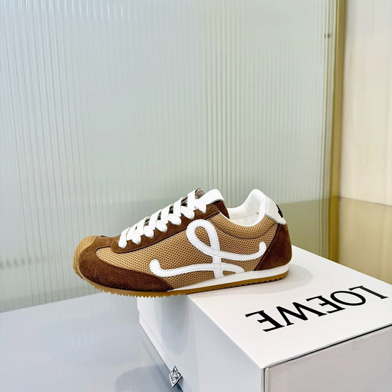Loewe Retro Style Low Top Casual Training Sneakers