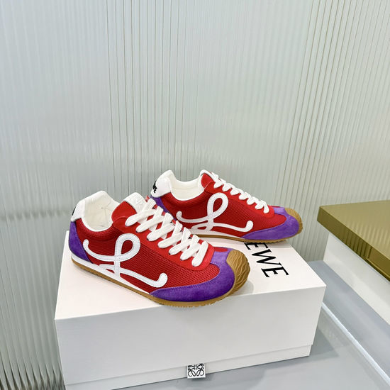 Loewe Retro Style Low Top Casual Training Sneakers