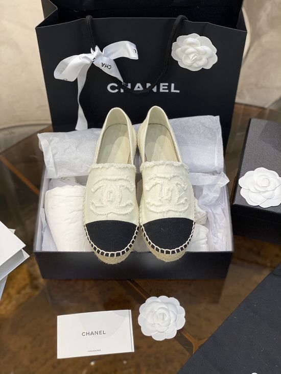 Chanel High Quality Denim Espadrilles with Original Matching Design