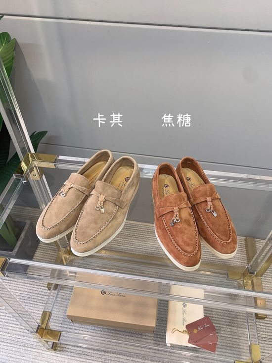 Loro Piana Classic Comfort Non-Slip Casual Loafers Daily Wear