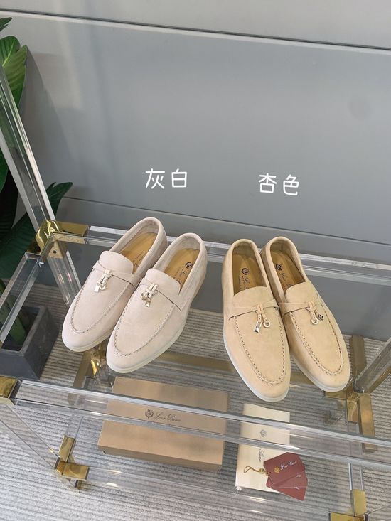 Loro Piana Classic Comfort Non-Slip Casual Loafers Daily Wear