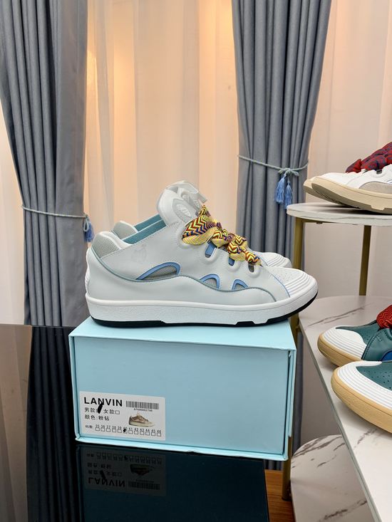 Lanvin Premium Leather Versatile Daily Casual Sneakers