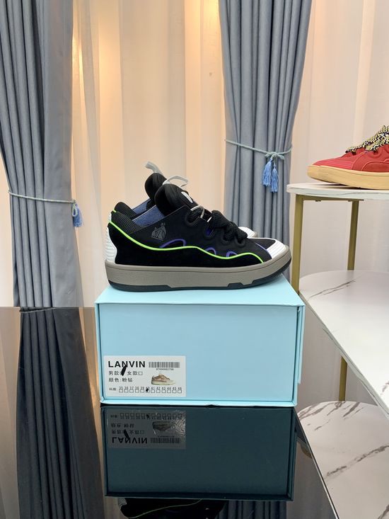 Lanvin Premium Leather Versatile Daily Casual Sneakers