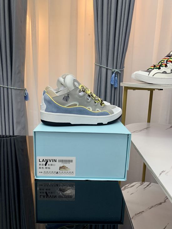 Lanvin Premium Leather Versatile Daily Casual Sneakers