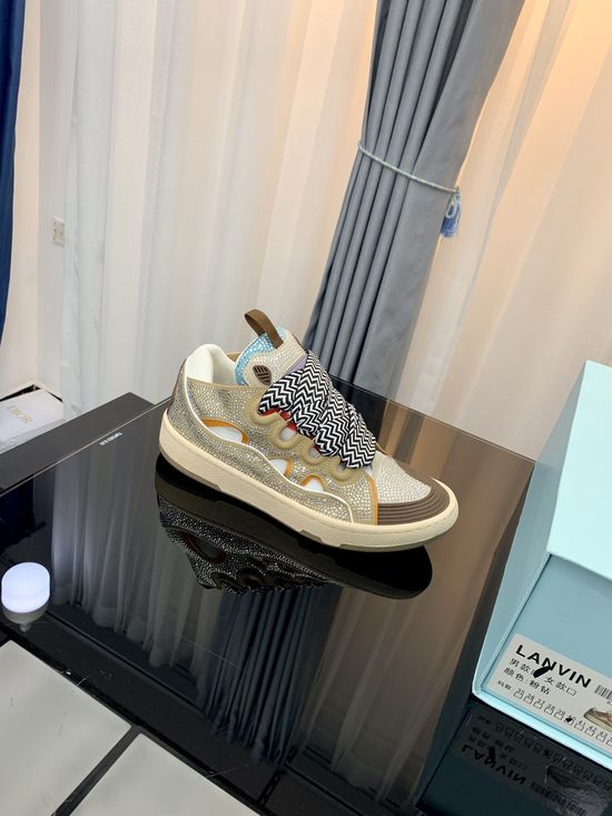 Lanvin Premium Leather Versatile Daily Casual Sneakers