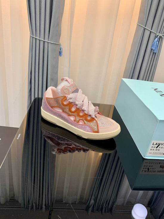 Lanvin Premium Leather Versatile Daily Casual Sneakers