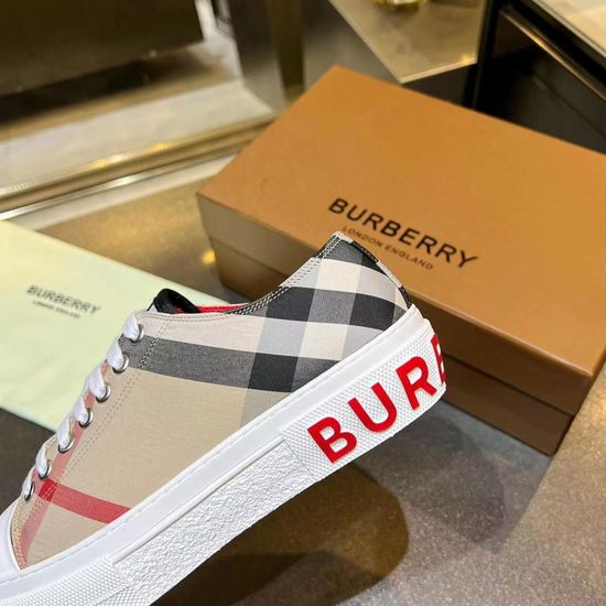 Burberry Plaid Print Casual Comfortable Fashion Sneakers