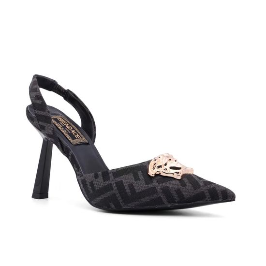 Fendi Casual Comfortable Plaid Upper Walking Shoes