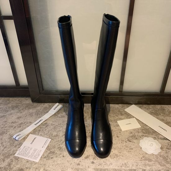 Chanel Graceful Embroidered Stiletto Knee-High Boots