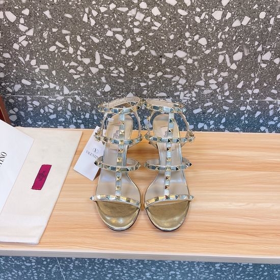 Valentino Premium Goat Leather Flat Heel Daily Shoes
