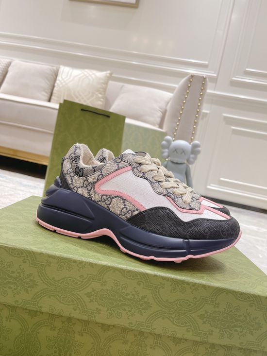 Gucci Premium Leather Casual Shoes Comfortable Versatile Fashion Footwear